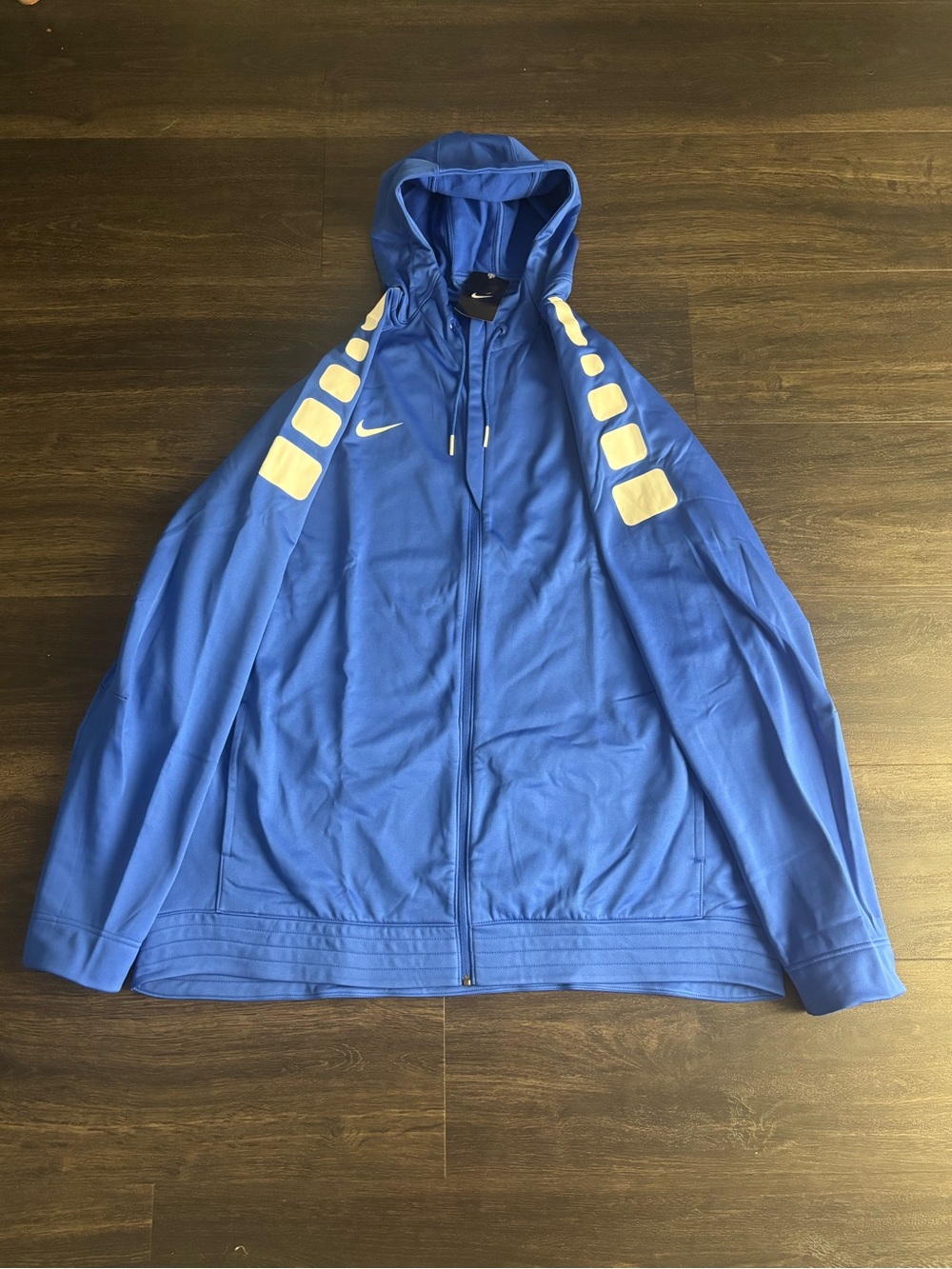 NWT Nike Elite Zip Up Team Jacket Blue Size 4XLT
